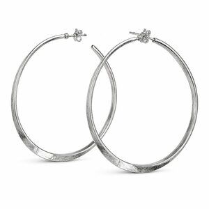 Silpada Sterling Silver Large Hoop Earrings